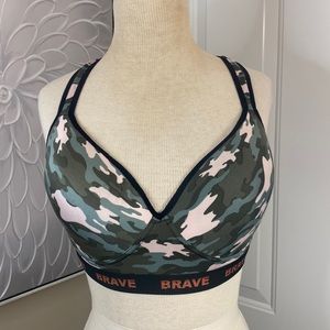 Camouflage razorback, sports bra, size 2X
